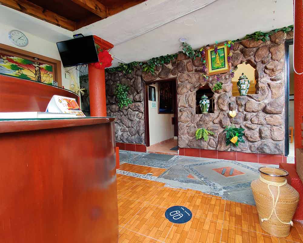 Recepcion las 24 horas en hotel pueblo magico