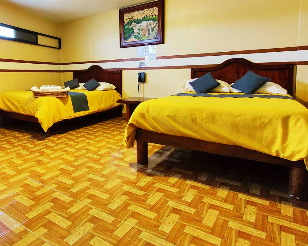 habitacion cuadruple en hotel tepotzotlan